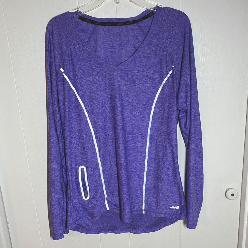 Avia reflective activewear long-sleeve shirt